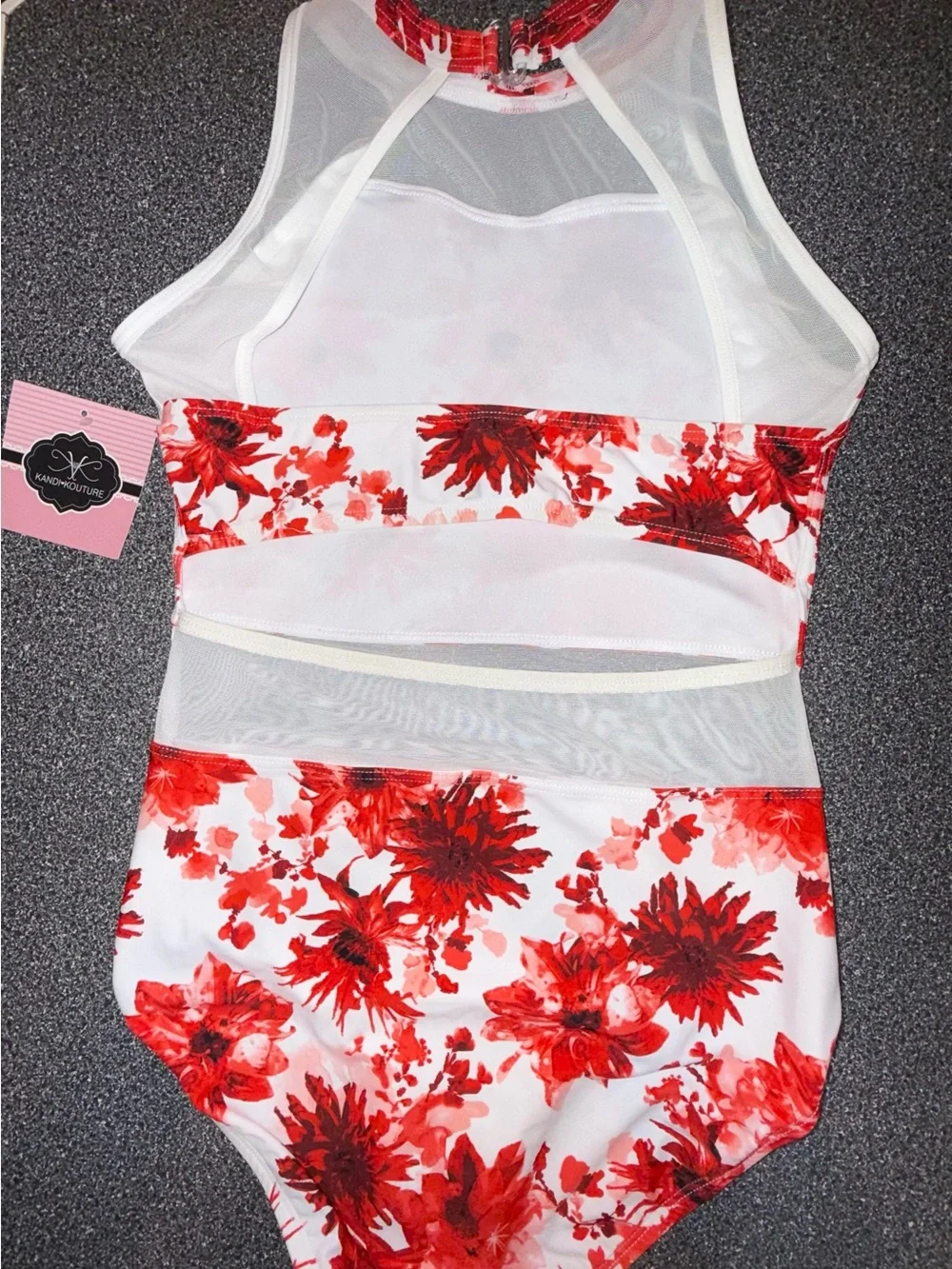 Kandi Kouture size midriff white
